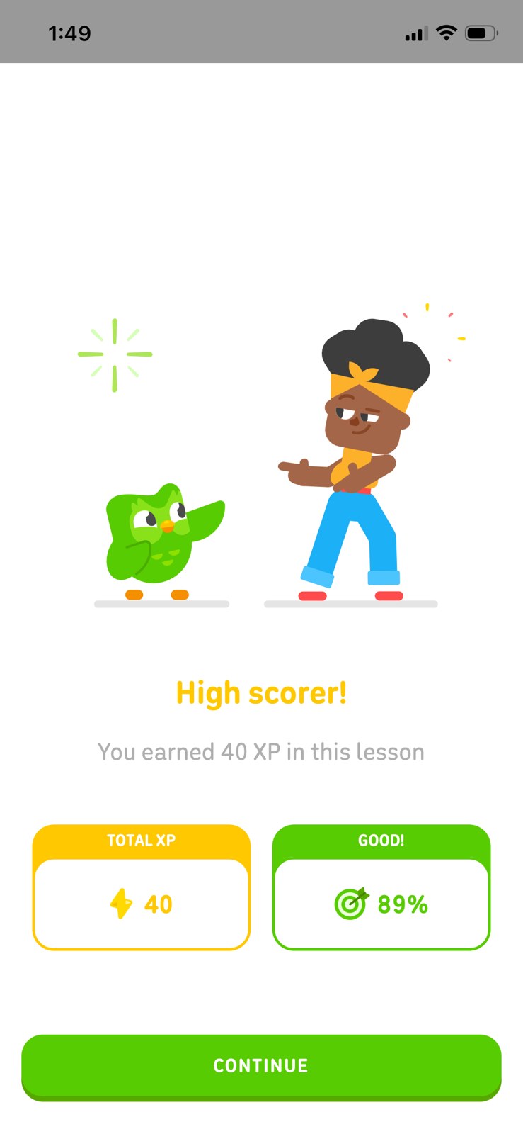 High scorer
